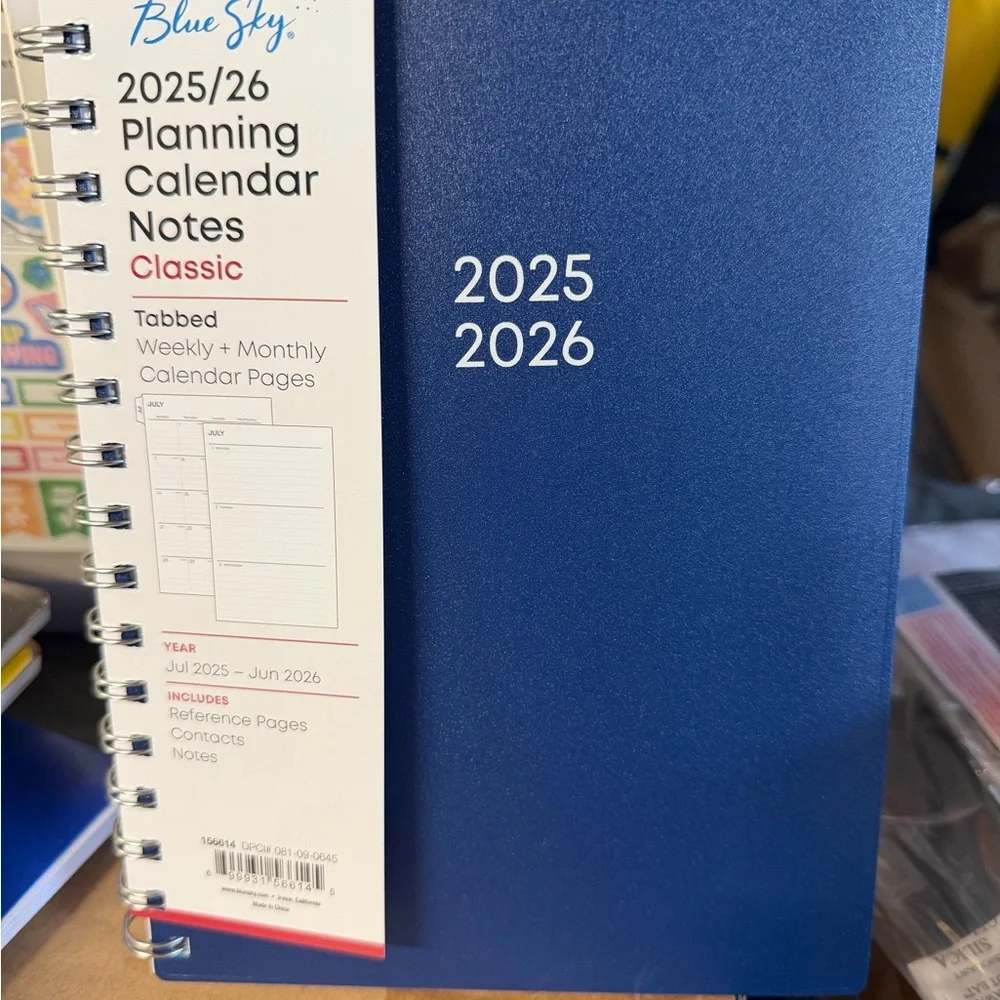 Blue Sky 2025/26 Planner - Navy